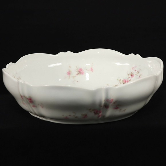 Theodore Haviland Limoges Antique Floral Serving Bowl Schleiger 159y Pate a Feu - Picture 5 of 11